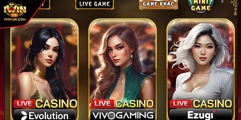 Trải nghiệm trò chơi hấp dẫn tại Casino Evolution IWIN